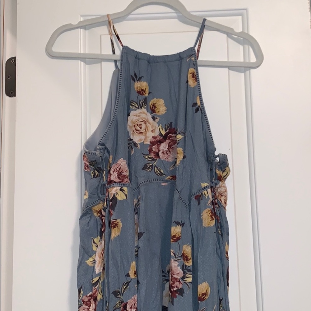 Floral print maxi dress